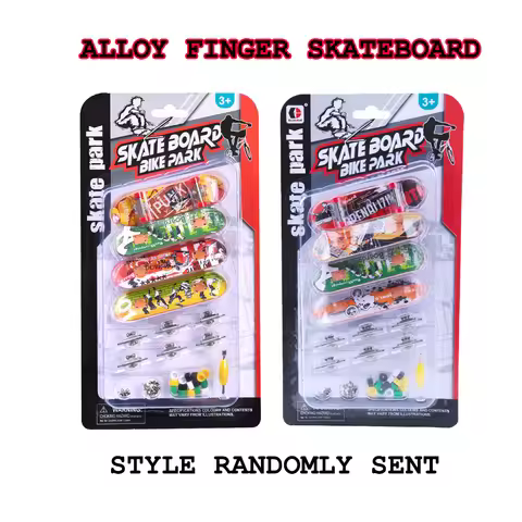Blister Card Package 4pcs Self Assembling Finger Skateboarding DIY finger skateboard for Kids&Adult