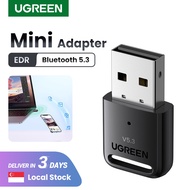 UGREEN Wireless USB Bluetooth 5.3 Adapter for Logitech Mouse Keyboard PC V4.0 V5.0 Bluetooth Dongle Audio Receiver Bluet