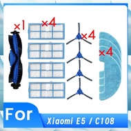 [W F S B] For   D2 D3 D6 E20 E30 E31 Sweeper Accessories Main Side Brush Mop Filter Ultra  Accessori
