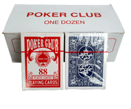 One Deck / One Box 12 Decks Poker Club Standard Casino Playing Card Made in Malaysia 52 Cards + 4 jo