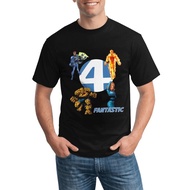 Comics The Fantastic Four Fantastic Four Lightweight Plus Size Cotton T Shirt For Warm Weather