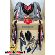 YAMAHA Y15ZR V1 Y15ZR V2 COVER SET EXCITER GREY RED #TANAM STICKER COVER SET