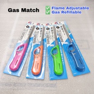 Heavy Duty KG Refillable Disposable Gas Match Lighter Igniter Kitchen Adjustable Fire Starter Pemeti