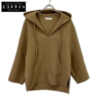Ebure 21AW Brown Wool Hooded Parka, Size 36 [Used]