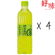 WXSY - Suntory三得利 [日本綠茶] 伊右衛門綠茶 600ml*4支 [平行進口]