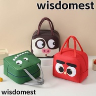 WISDOMEST Cartoon Lunch Bag,  Cloth Thermal Insulated Lunch Box Bags,  Lunch Box Accessories Portable Thermal Bag Tote Food Small Cooler Bag