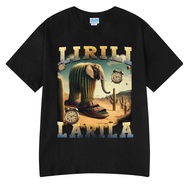 Shirt LarilaFunnyLirili COD BrainrotItalianMenTee  欧美Meme 4EYB