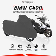 Bmw C400 Motorcycle Cover – Selimut Penutup Motor Taffeta Fleksibel, Anti-Air Ringan, Anti-UV, Doubl