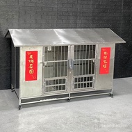 HY-6/Rainproof Outdoor Stainless Steel Dog Villa Dog House Kennel Outdoor Dog House Photographic Studio Large Dog Waterp