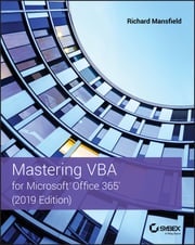 Mastering VBA for Microsoft Office 365 Richard Mansfield