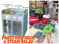 PAKET STEAM DAN MESIN CUCI HELM