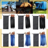 [Perfk] Tent Stakes Unbreakable Camping Tent Nails for Hiking Camping Gardening