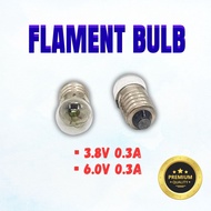 Flament Bulb 3.8V 0.3A and 6.0V 0.3A
