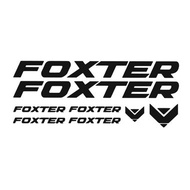 ✒ foxter bike design vinyl cutout stickers