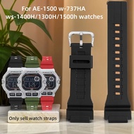 AE1500 ws-1400h ws1300 ws 1500 W-737h ae1500 Sport waterproof watch strap accessories men women Resi