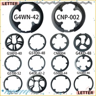 LETTER1 Bike Crank Cap 42T44T46T48T52T Chainring Crank Set Bicycle Parts Chain Wheel Guard