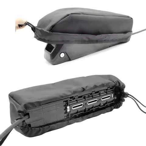 Ebike Battery Cover, Waterproof Dustproof Ebike Battery Protective Cover for Hailong EBike Lithium B