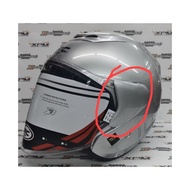 HELMET ARC RITZ MODERN SILVER - SIDE COVER 1 SET