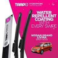 Trapo Hydrophobic Car Wiper Blade Nissan Grand Livina (2007-2010) 1 Set