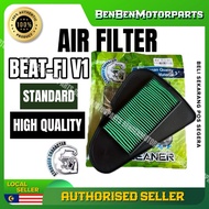 BEAT FI V1 AIR FILTER AIR CLEANER PENAPIS UDARA STD STANDARD ORIGINAL STRONGER HIGH QUALITY BEAT V1 