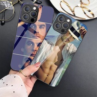 Ian Somerhalder  the vampire diaries Tempered Glass Phone Case For IPhone 15 14 13 12 11 Pro XS Max 