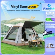 Flashfish 4/6/8 person family tent Waterproof automatic tent Outdoor camping and mosquito repellent