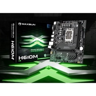 Maxsun Challenger H610M Mini ITX DDR4 LGA1700 Motherboard Dual LAN Dual M2 HDMI DP