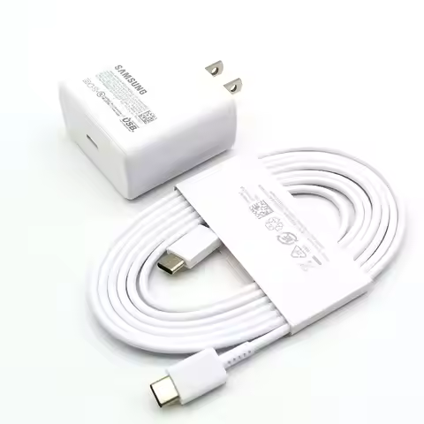 For Samsung 45W US PD Charger Super Fast Charge Adapter For Galaxy S24 S23 S22 S21 S20 Note 20 Ultra