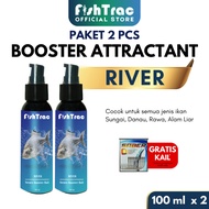 Fishtrac River 2pcs Fishing Essence for Swamp and Lake Rivers - 100ml