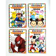 Sticker colouring book | Spiderman colouring book | Mickey colouring book | Tsum tsum colouring book