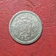 uang kuno koin asing silver 1/10 gulden Belanda 1928 TP 1769