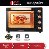 Vees Signature 60L Electric Oven VSEO-60LRG(BK)