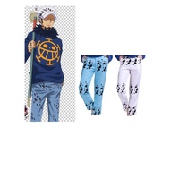 One piece Luffy Trafalgar D Anime Cosplay Pants. Water Law
