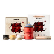 Kung Fu Tea Set Porcelain Chinese Tea Set Teapot Set for Home Office Gifts sturdy and Heat-Resistant