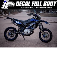 DECAL WR 155r rose BIRU HITAM FULL BODY