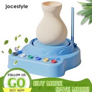 【New Arrival】Kids Pottery Wheel Kit Electric Clay Wheel Educational Pottery Art Turntable Mini Potte