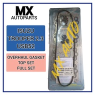 ISUZU TROOPER 2.3 C223 USB52 ENGINE HEAD TOP OR FULL OVERHAUL GASKET SET (METAL)
