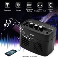 fangzi AG-05 Bluetooth Electric Guitar Amp Amplifier 5-Watt Stereo Output Distortion Gain Tone Contr