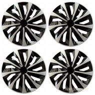【Ready Stock Fast Send】12/13/14/15/16/17 Inch Universa Carl Hubcap Wheel Covers ABS Plastic 4pcs Set