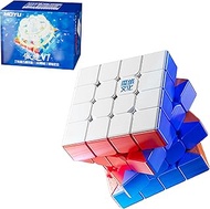 CuberShop Moyu Aosu WRM V7 Triple Track 4x4 Magnetic Flagship Stickerless UV Coated Speed Cube, Ball