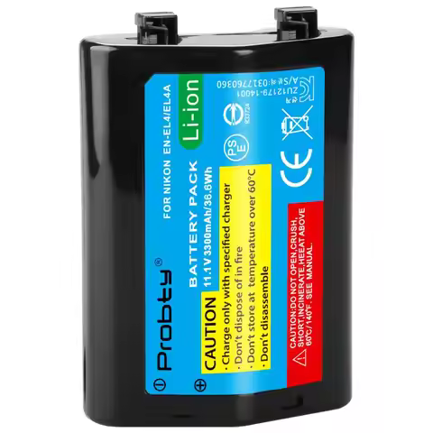 3300mAh EN-EL4 EN EL4 EL4a EN-EL4a Battery for Nikon D3S, D3, D2Z, D2H, D2Hs, D2X, D2Xs, D3X, F6
