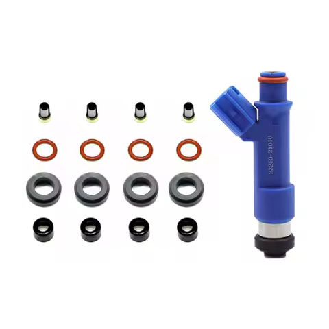 4 Sets Injector Repair Kits Micro Filter Oring Toyota 1-2 NZFE Yaris Corolla 23250-21040, 23209-2104
