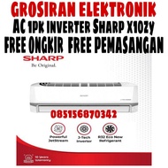 PPC AC SHARP 1PK INVERTER X10ZY + PEMASANGAN (PROMO DEPOK)