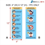 Wash Hand Correctly / 7 Langkah Cuci Tangan Dengan Betul / Etika Batuk Bersin