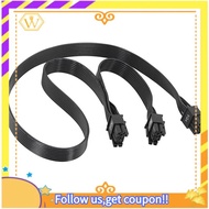 【W】PSU VGA 8pin Male to Dual PCIe 8 (6+2) Pin Male PCIE GPU Power Cable for  G1 G2 G3 G+ G5 G6 GT GA