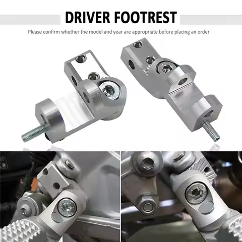Motorcycle Foot Pedal Passenger Foot Support Rod For BMW R1200RT K1300R Kawasaki ER6F 2014-2021