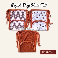 12 pcs / 6 pcs Popok Bayi Tali Kain GREY PINK KHAKI BATA SERIES SNI / Popok Kain Serian Premium