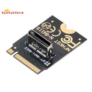 2230 NVMe M.2 Male to Oculink SFF-8612 SFF-8611 PCI-E4.0 67 Pin Female Vertical Host Adapter for NVM