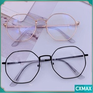 CVMAX Anti-blue Glasses Fashion Octagon Metal