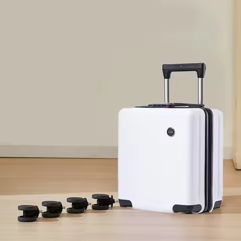 14 inch computer case, roller luggage, luggage case, detachable wheels, high appearance for travel